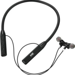 MZ NB111 Wireless Headphone Magnetic Neckband 250h standby 200mAh Bluetooth (Black, In the Ear)