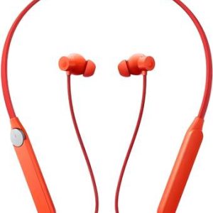 Gripzo Neckband Bluetooth ANC Bluetooth (Orange, In the Ear)